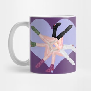 Eras Tour Glitter Boots heart lavender haze Mug